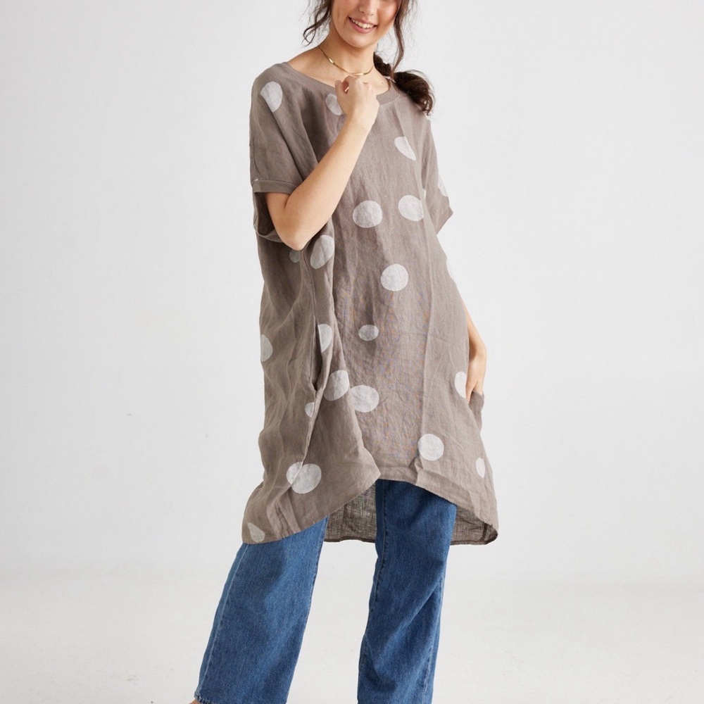 Bella Amore Polka Dot Tunic Dress